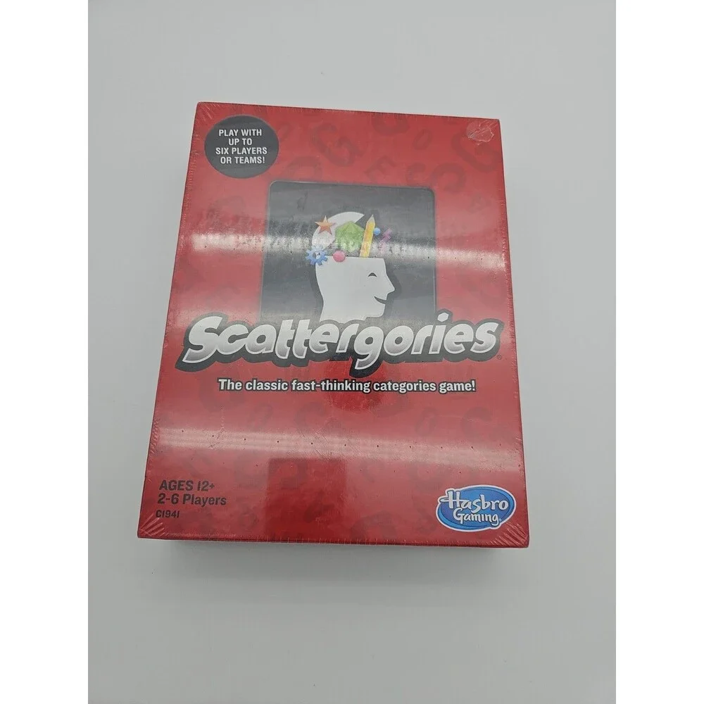 Scattergories Board Game Original Classic Version Family Fun Hasboro New Sealed